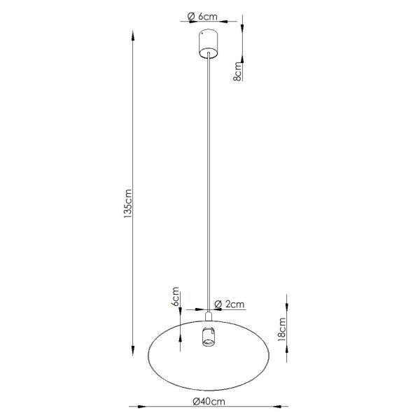 Pendelleuchte Stahl Gold Modern E27 Ø40 cm rund