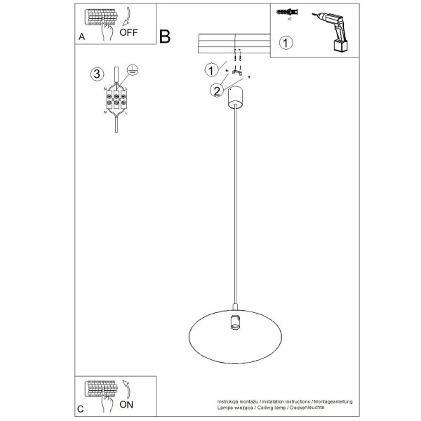 Pendelleuchte Stahl Gelb Modern E27 Ø40 cm rund