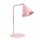Tischlampe schwenkbar drehbar Stahl Rosa E14 H:35cm
