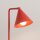 Tischlampe schwenkbar drehbar Stahl Rot E14 H:35cm