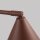 Tischlampe schwenkbar drehbar Stahl Braun E14 H:35cm