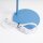 Tischlampe schwenkbar drehbar Stahl Hellblau E14 H:35cm