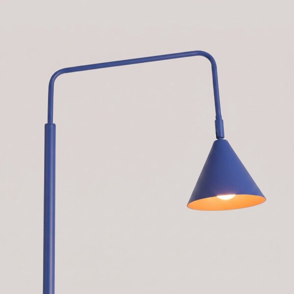 Stehlampe schwenkbar drehbar Stahl Ultramarin E14 165cm