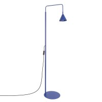 Stehlampe schwenkbar drehbar Stahl Ultramarin E14 165cm
