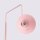 Stehlampe schwenkbar drehbar Stahl Rosa E14 H:165cm