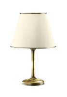 Lampe de table PENELO en laiton blanc 56cm salon
