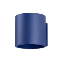 Wandlampe Up Down indirekt Aluminium Ultramarin G9 10cm