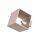 Wandlampe Up Down indirekt Aluminium Taupe G9 B:10cm