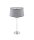 Lampe de table Gris Chrome 65cm de haut AELUA Lampe de lit