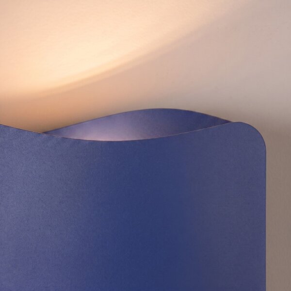 Wandlampe Up Down indirekt Stahl Ultramarin G9 L:30cm