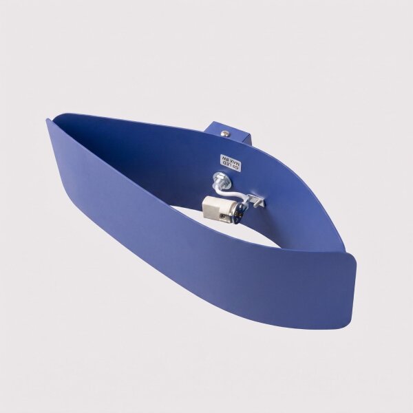 Wandlampe Up Down indirekt Stahl Ultramarin G9 L:30cm