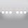 Deckenleuchte blendarm Glas Stahl Beige G9 L:120cm