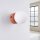 Wandlampe Schalter blendarm Glas Stahl Ockerrot G9 14cm