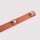 Deckenlampe blendarm Glas Stahl Ockerrot G9 L:88cm
