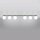 Deckenlampe blendarm Glas Stahl Olivgrün G9 L:120cm