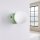 Wandlampe Schalter blendarm Glas Stahl Salbei G9 T:14cm