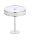 Lampe de table en blanc chrom&eacute; 47cm LORSAN Table de nuit