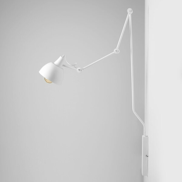 Applique murale blanche Design moderne Lampe de lecture murale