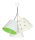 Lampe à suspendre Lampe pour enfants Blanc Vert Étoiles Tissu