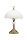 Lampe de table en laiton blanc 47cm Lampe de chevet