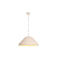 Hängelampe verstellbar Beige Retro E27 Ø56 cm