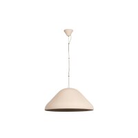 Hängelampe verstellbar Beige Retro E27 Ø56 cm