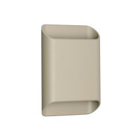 LED Wandlampe Up Down Taupe CCT 2200-3000K IP54 H:20 cm