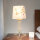 Lampe de table CRINE Shabby Chic 42cm fleurs