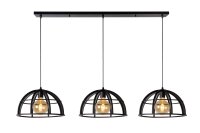 Hängelampe verstellbar Schwarz E27 L:150 cm modern