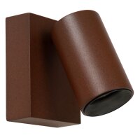 LED Wandstrahler schwenkbar Rostbraun 2200-3000K IP65