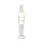 Élégante lampe à lave Blanc clair H:36cm Ø9cm Timmy