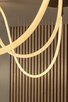 LED Deckenlampe dimmbar flexibel Champagner 2200-3300K
