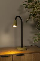 Tischlampe flexibel verstellbar Grün Schwarz GU10 46 cm