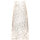 Elégante lampe à lave ANGELINA Blanc Argent Paillettes 40cm