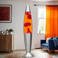 Lampe à Lave Rétro Rouge Orange...