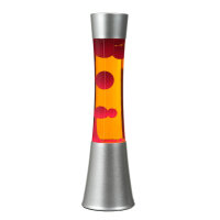 Lampe à lave ardente Rouge Orange SANDRO 39cm avec...