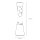 Lampe à lave ardente Rouge Orange SANDRO 39cm avec interrupteur