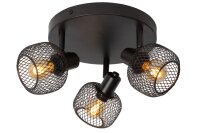 Deckenlampe schwenkbar drehbar Schwarz E14 Vintage