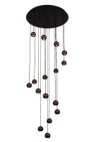 LED Hängelampe Fernbedienung Kaffeebraun 2700-4000K
