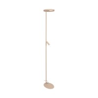 LED Stehlampe schwenkbar Taupe CCT 2700-4000K H:177 cm