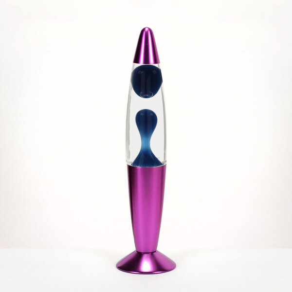 Lampe à lave lilas foncé H:36cm Lampe rétro Timmy