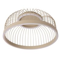 LED Deckenlampe dimmbar Taupe CCT 2200-4000K Ø39 cm