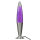 Elégante lampe à lave paillettes violet rose 42cm JENNY