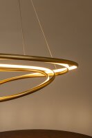 LED Hängelampe Messing Aluminium 2700K Ø80 cm