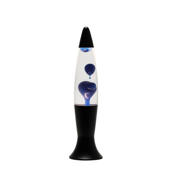 Lampe à Lave Rétro Bleu Noir 40cm G9 élégante ROXY
