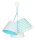 Suspension Lampe pour enfants Blanc Bleu Tissu