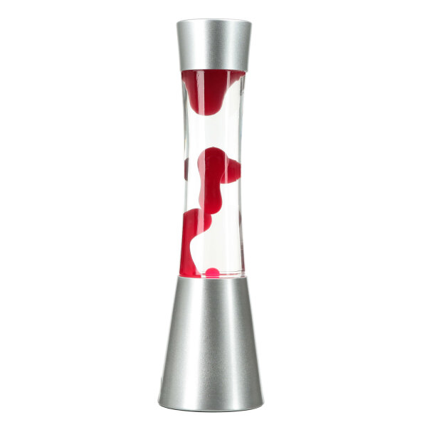 Lampe à lave ronde rouge 39cm de haut Lumière dambiance SANDRO