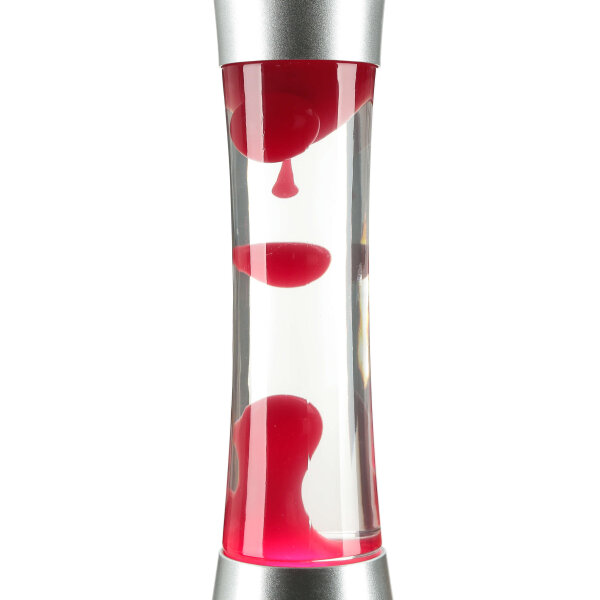 Lampe à lave ronde rouge 39cm de haut Lumière dambiance SANDRO