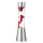 Lampe à lave ronde rouge 39cm de haut Lumière dambiance SANDRO