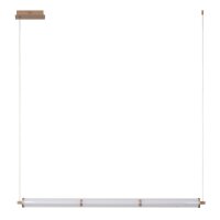 LED Pendelleuchte Glas Weiß CCT 2200-3000K L:122,5 cm
